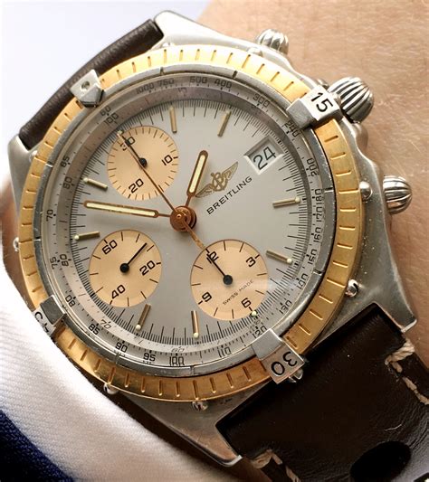 breitling gold bezel